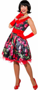 Blumenkleid mit Petticoat 50er Gr. 44, Preis 49,99€
